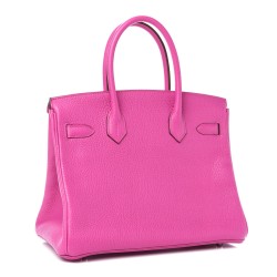 HERMES Taurillon Clemence Birkin bag gnolia 