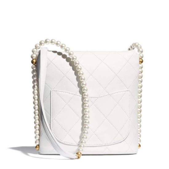 1chanel Small Hobo Bag white