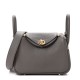 HERMES Taurillon Clemence Mini Lindy 20 Etain