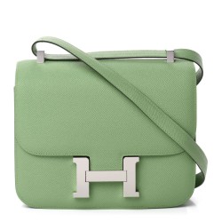 HERMES Epsom Constance 24 Vert Criquet