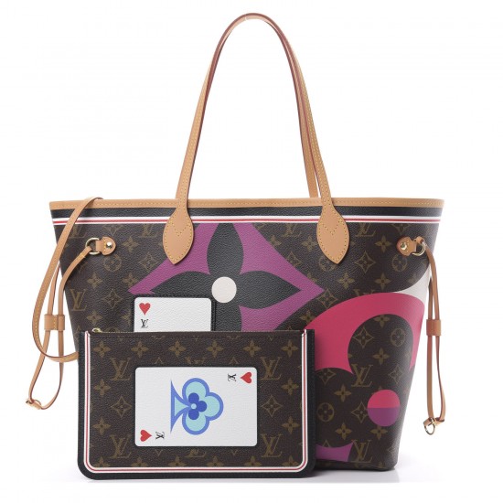 LOUIS VUITTON Monogram Game On Neverfull MM