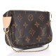 LOUIS VUITTON Monogram Mini Pochette Accessories