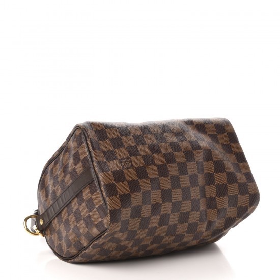 LOUIS VUITTON Damier Ebene Speedy Bandouliere 25