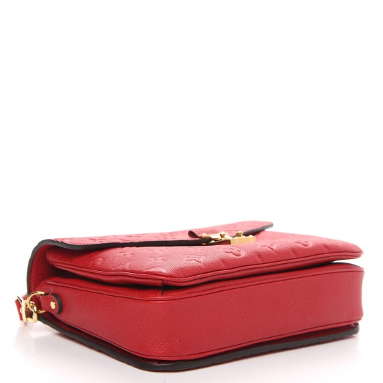 LOUIS VUITTON Empreinte Pochette Metis Scarlet