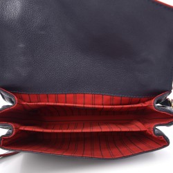 LOUIS VUITTON Empreinte Pochette Metis Marine Rouge