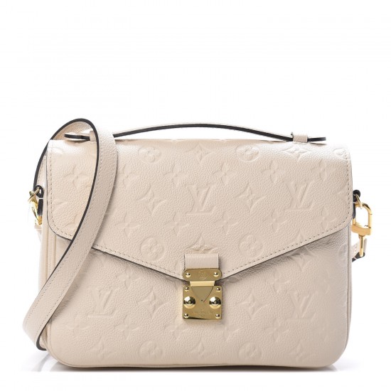 LOUIS VUITTON Empreinte Pochette Metis Creme