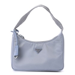 PRADA Tessuto Nylon Mini Re-Edition 2000 Bag Astrale